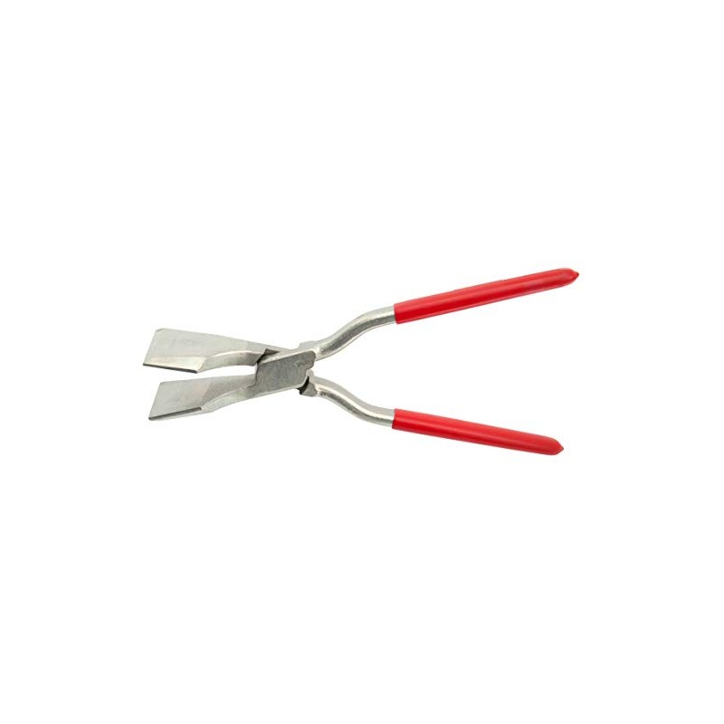 Stubai 282451NR"Nirolook" Corner Seaming Pliers with PVC Coated Handles, Black/Red,