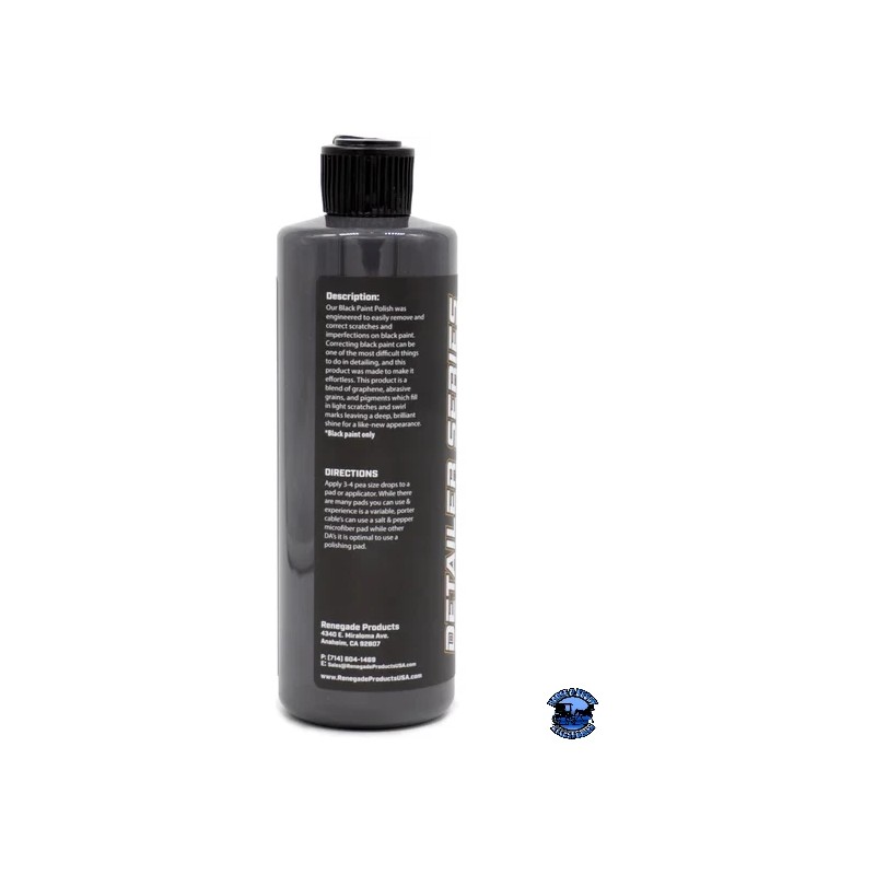 Renegade Graphene & Ceramic Black Paint Polish 16 Oz rp-LFGRPGBP16