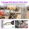 9 Gauge Drill Chuck Wire Twist Ties Tool, High-Tensile Wire