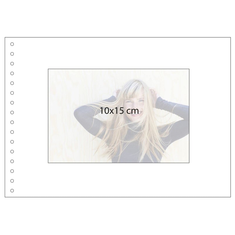 Spiral album BELLA VISTA uni 24/17 blue with white pages