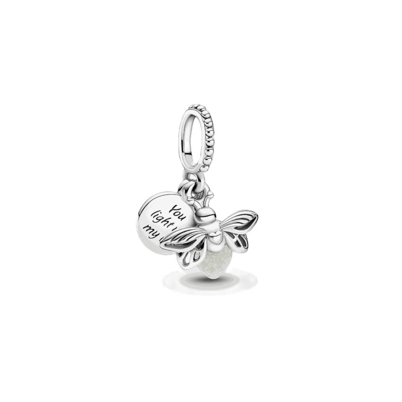 Dije de Plata con Luciernaga, Charm Plata 925 Luciernaga Evangeline