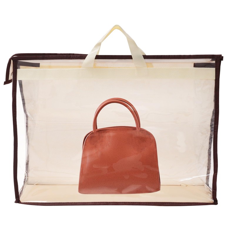 PATIKIL Handbag Dust Bag Clear Purse Storage Organiser L Size