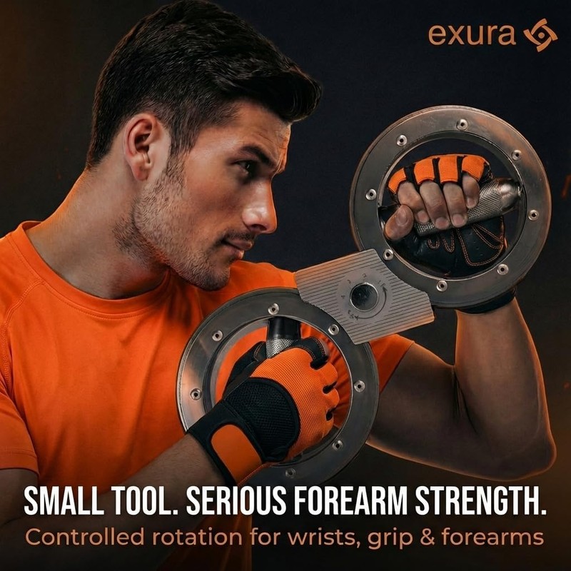 Exura Forearm Exerciser Burn Machine – Boxing Arm Rotation Trainer