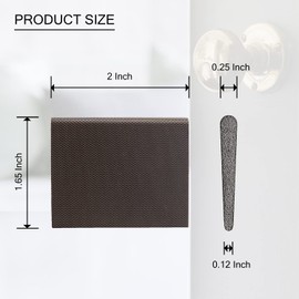 Builder Supply Door Corner Seals - Exterior Doorway Frame Sealing Wedge Filler - Cold Air & Draft Stopper with Heavy-Duty Adhesive - Self-Adhering Foam - Weatherstripping Accessories - Brown, 16-Pack