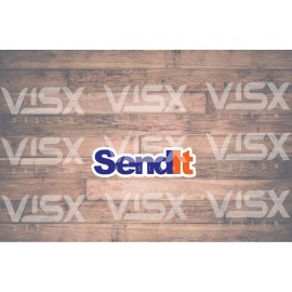 VISX Send It Fedex Bumper Sticker JDM Fag Joke Funny Die Cut Hat Slap Toolbox  Decal