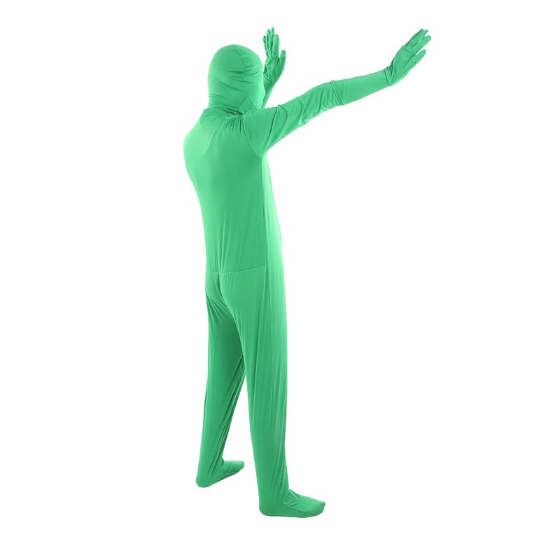 Green Screen Bodysuit Body Suit Full Body Split Design for