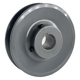 Saelno BK45-7/8 v Belt Pulley 7/8 inch bore 4.25" OD,V-Belt Sheave Cast Iron for A AX B BX 4L 5L V-Belts,BK4578 Pulley