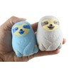 Set of All 4 Sloth Marshmallow Animal Stress Balls -
