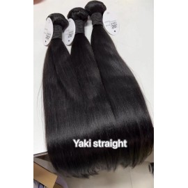 100% Raw Unprocessed Indian Wavy Hair Natural Wave Indian Raw Human Hair Bundles in 1B Color High Quality Hair Product Body Wavestyle: Yaki straight, color: natural color, Stretched Length: 10 inches