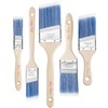 Bates- Paint Brushes Set, 5 Pack, 1"/1.5"/2"/2.5", Flat & Angled