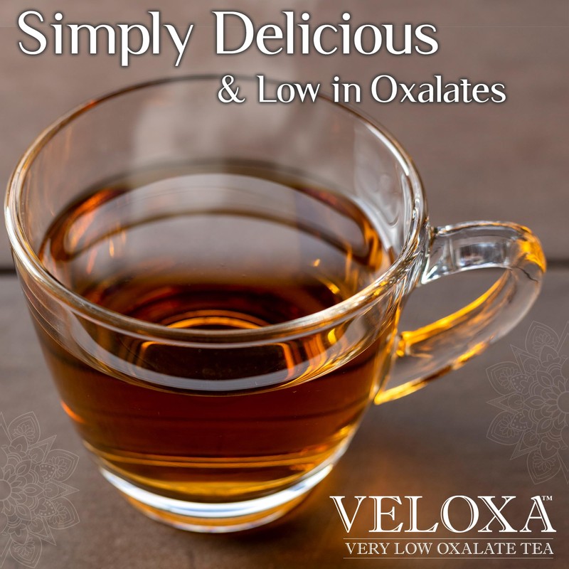 Veloxa™ Very Low Oxalate Tea (30 Pyramid Tea Bags, Heavenly
