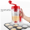Handheld Manual Pancake Cupcake Batter Mixer Hand Crank Waffles Batter