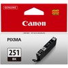 Canon CLI-251 BK/C/M/Y/GY 5 Color Value Pack & CLI-251 Black