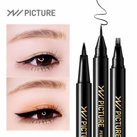 Unipicture 유니픽쳐 번지지않는 타투 붓펜 아이라이너 0.9ml 3type Unipicture Smudge-Proof Tattoo Brush Pen Eyeliner 0.9ml 3 Types