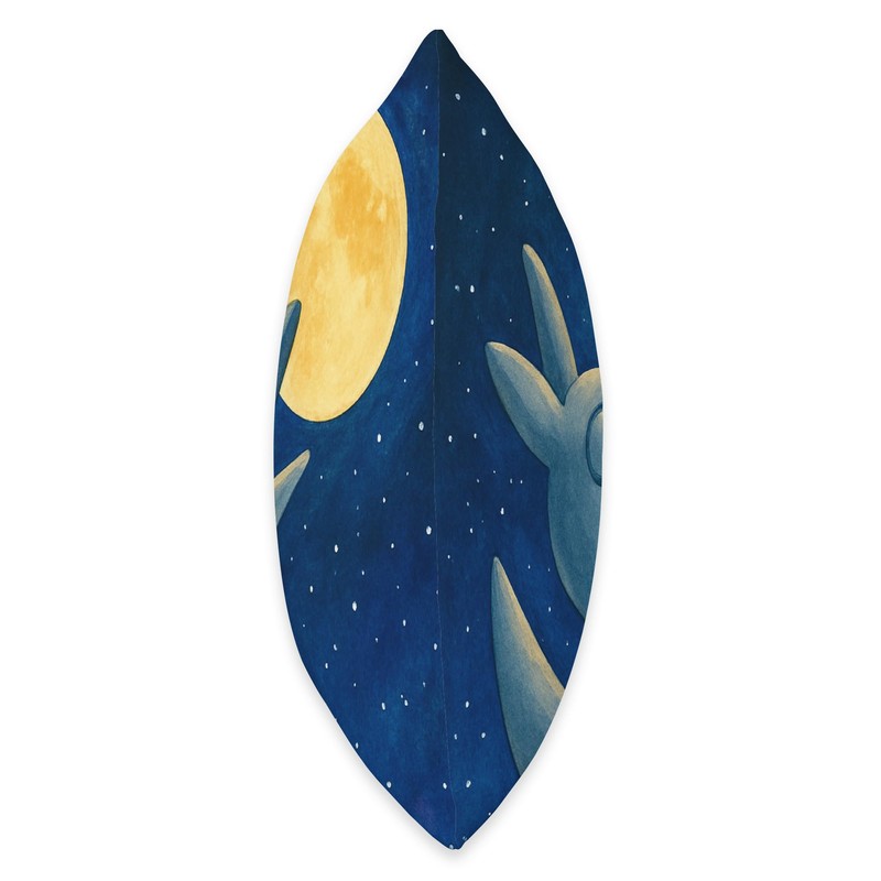 Moonbird’s dream Throw Pillow