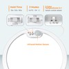 BLNAN Motion Sensor Ceiling Light Wired, 8.7 Inch 3000K 4000K