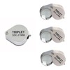 Pack of 4 Foldable Pocket Magnifier for Folding, Jeweler's Magnifying