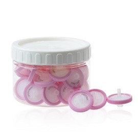 PEKYBIO 30 Pack PTFE Syringe Filters, Lab Filters Hydrophilic 0.22 um Pore Size, 25 mm Diameter