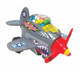 Kidsmania Shark Attack Candy Filled Toy Plane Dispenser 12ct. - 3.0oz.