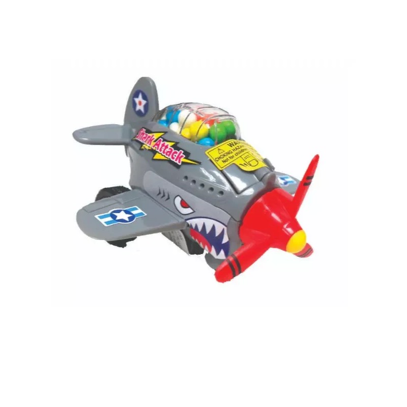 Kidsmania Shark Attack Candy Filled Toy Plane Dispenser 12ct. -