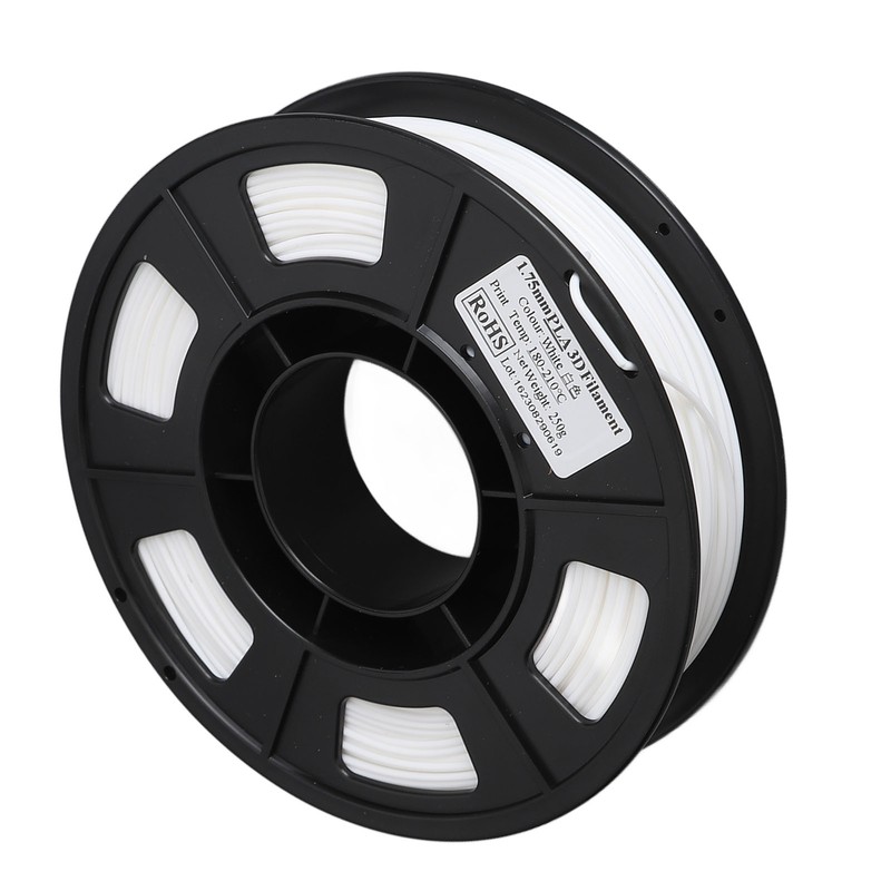 3D Printer Filament White 1.75mm 8.8oz Net Weight 180 to