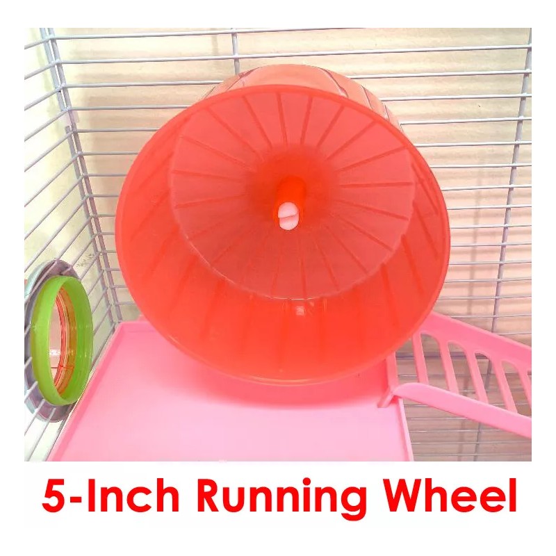 Mcage 3-Floors Syrian Hamster Habitat House Home Rodent Gerbil Rat