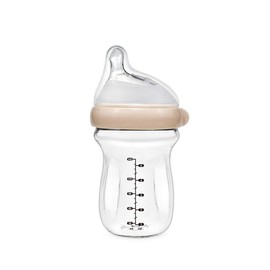 Haakaa Generation 3 Glass Baby Bottle 6 oz/160 ml, 1 PK (Peach)