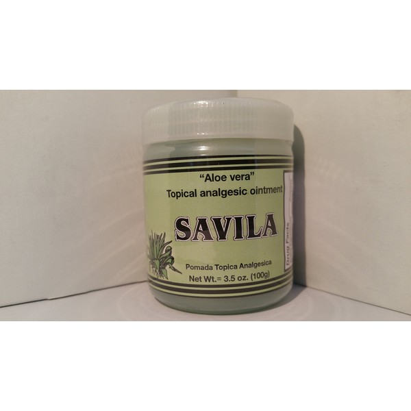 Aloe Vera/Savila Topical analgesic Ointment 3.5 oz.