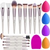 BESTOPE 18PCs Makeup Brushes Set BESTOPE with 4PCs Facial Brush