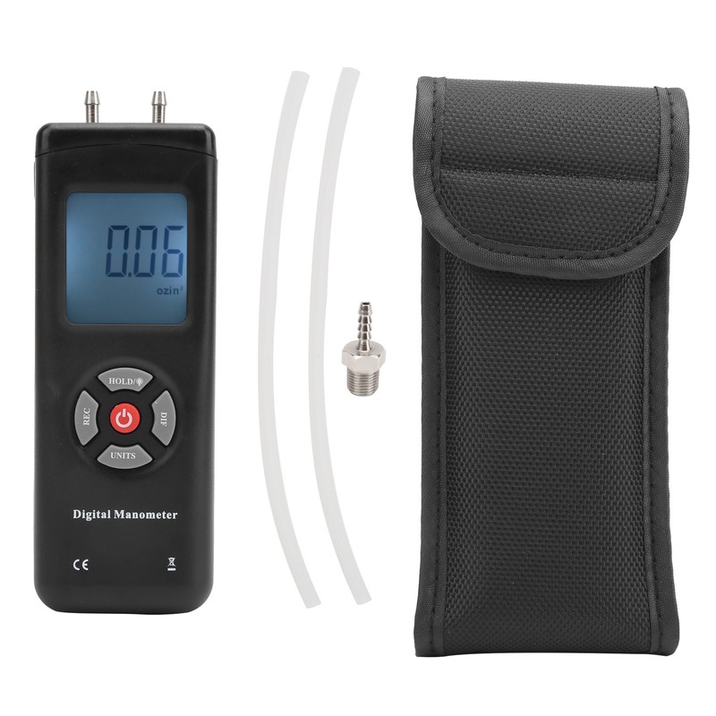 TL101 Digital Manometer Air Pressure Meter Gauge Differential Air Pressure