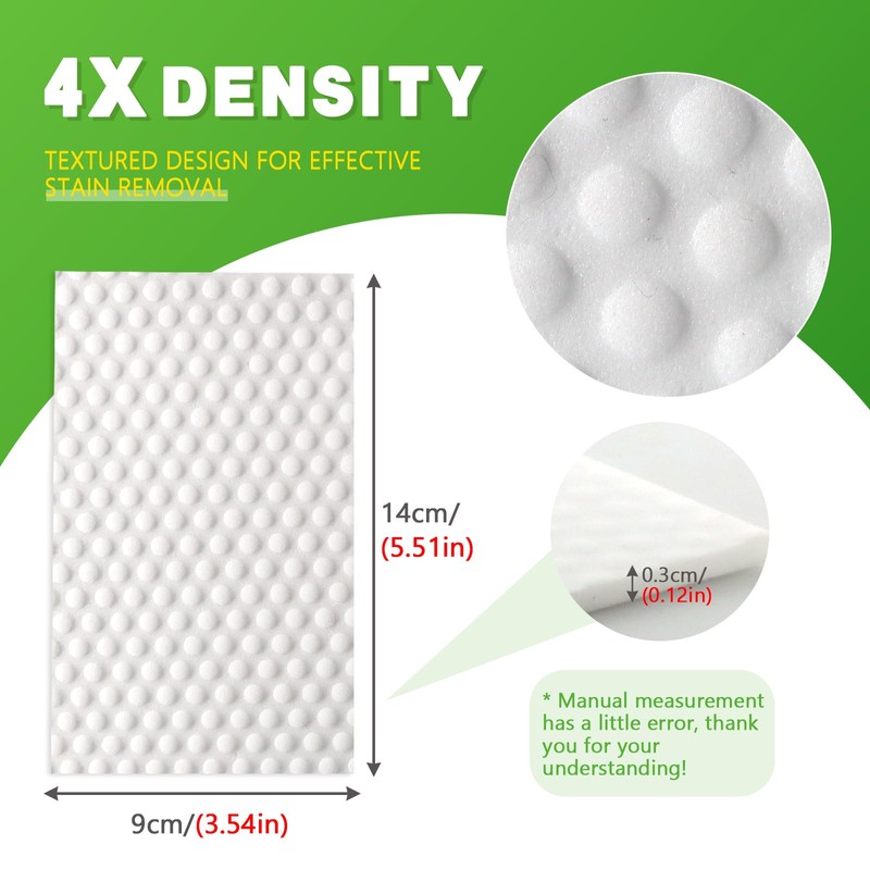 Magic Sponge Eraser Sheets- Garvonti 60 Pack Melamine Foam Sheet