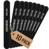 Professional Nail Files 10 Pack Double Sided 100/180 Grit Washable