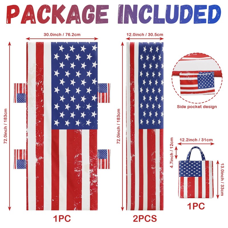 Joyesplay Printed Tablecloth Cover with Storage Bag (Style C)