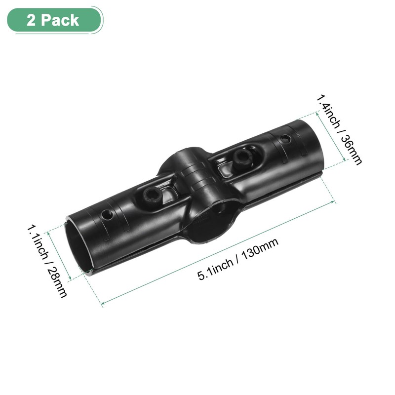 M METERXITY 2-Pack Structural Pipe Connector, 3 Way Pipe Clamp