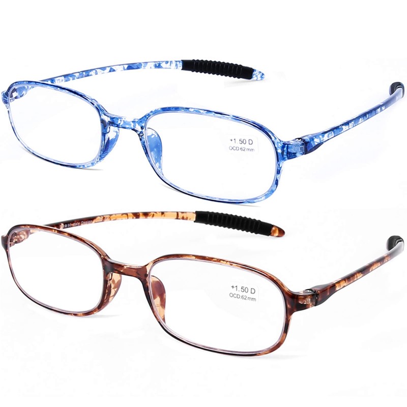 AQWANO 4 PACK Computer Reading Glasses Blue Light Blocking Lightweight