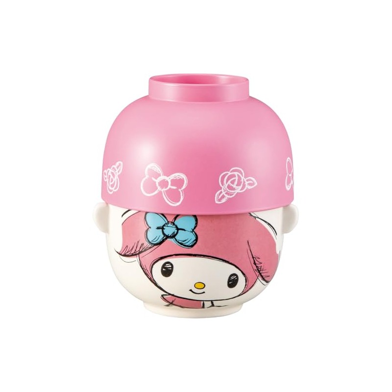 Sanrio SAN4642-3 My Melody Soup Bowl, Large Dish Set, Approx.