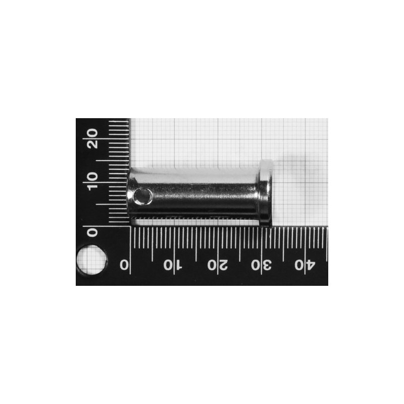 Dutyhook 12X24 Clevis Pin, Stainless Steel AISI 316