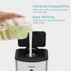 Automatic 1100ml Soap Dispenser Commercial Wall Mounted Stainless Steel Finish