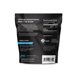 Fluid Creatine - Informed Sport Certified | 100% Creatine Monohydrate Powder | Unflavored | 5g per Serving (100 Servings)