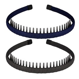 2PCS Comb Headbands for Women Fashion Teeth headbands Non-slip hairband Comfy Hair Hoop