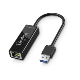 Donkey pc USB 3.0 to Gigabit Ethernet Adapter USB Ethernet 10/100/1000 for PC, Devices with Windows and Mac, Linux and Android