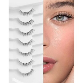 Ukrizi Natural Lashes Natural Eyelashes Short Eyelashes Natural Look False Eyelashes