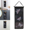 Wall Hanging Storage Bag DIY Diamond Printed Butterflies Storage Bag