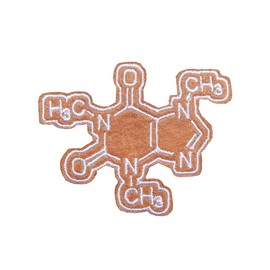 ReelFun Caffeine Embroidered Iron On Patch for Coffee Lover