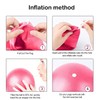 Small Exercise Ball - Anti-Burst Non-Slip,Stability,9 Inch,with Inflatable Straw,Mini Pilates