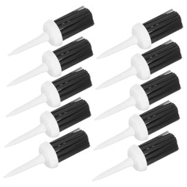 BIUDECO 10pcs Golfing Tee Brush Plastic Golf Tees Cleaning Brush for Golf Balls Golfing Accessories Easy to Carry