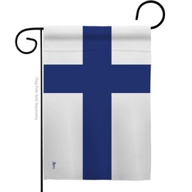 Americana Home & Garden Finland Garden Flag Regional Nation International World Country Particular Area House Decoration Banner Small Yard Gift Double-Sided, Made in USA