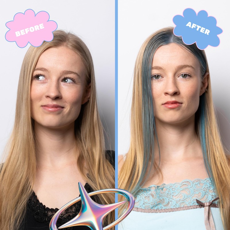 Brite One-Day Hair Color Mousse | Pastel Blue | Perfect