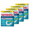 Sea Bond Secure Denture Adhesive Seals, Original Lowers, Zinc-Free, All-Day-Hold,