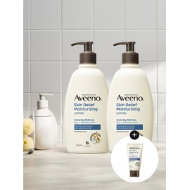 [Skin Relief Lotion 30g] Aveeno Skin Relief Moisturizing Lotion 354mLx2 / [증스킨릴리프로션30g] 아비노 스킨 릴리프 모이스춰라이징 로션 354mLx2